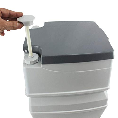 TS-TOILET-5 5 Gallon Flushable Portable Outdoor Toilet With Removable Holding Tank
