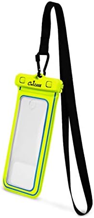 CaliCase Extra Large Waterproof Floating Phone Pouch - IPX8 Waterproof Floating Phone Case with Lanyard for iPhone X-14/ S20-S23/ Pixel 1-7
