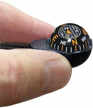 Sun Company ZiprComp - Micro Ball Compass with Lanyard | Zipper Pull Compass for Jacket, Parka, or Pack