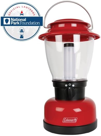 Coleman 4D Battery-Powered Personal LED Lantern, Water & Impact-Resistant with Carabiner Handle, Shines Up to 700 Lumens, Outdoors Camping Essentials