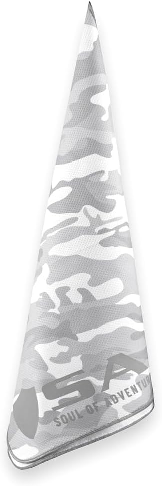 S A Cooling Performance Towel | Wet or Dry Cooling Towel for Outdoor Activities | Ghost Military Camo