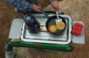Coleman Classic 3-Burner Propane Camping Stove with InstaStart Ignition, Portable Cooktop with 3 Adjustable Burners & 28,000 BTUs of Power