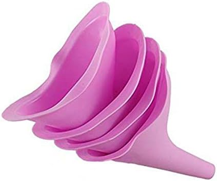 Female Urination Device Travel Camping Outdoor Standing Pee Reusable Urinal Women Funnel Portable Urine Urinary 4 PCS