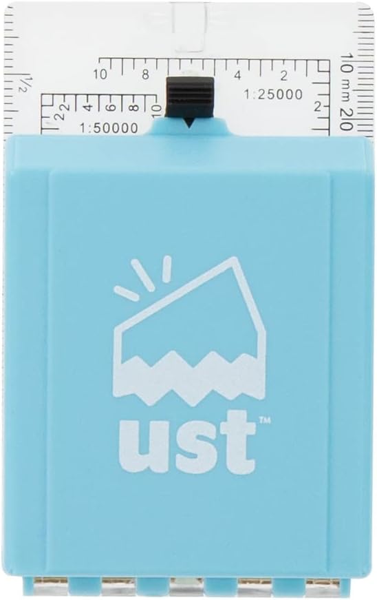 ust Folding Map Compass, Black, One Size (20-02149-10)