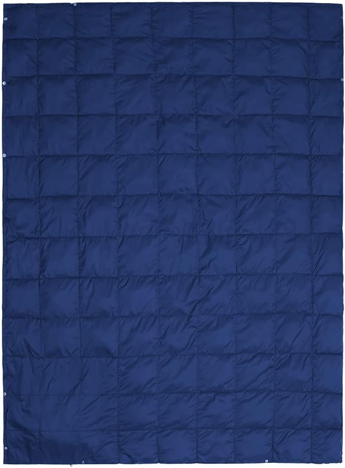 ROCK CLOUD Packable Camping Blanket Ultralight Outdoor Blankets Stadium for Hiking Camp Travel Outside Sports, Navy