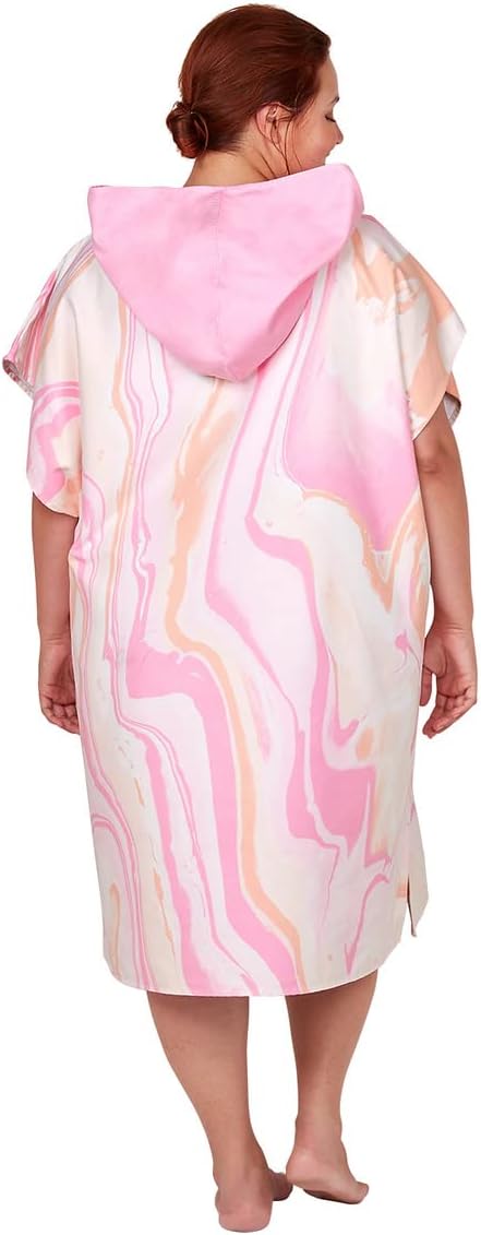 Dock & Bay Adult Poncho - Hooded Towel with Deep Pockets, Changing Robe - Quick Dry - Compact, Lightweight - Includes Bag