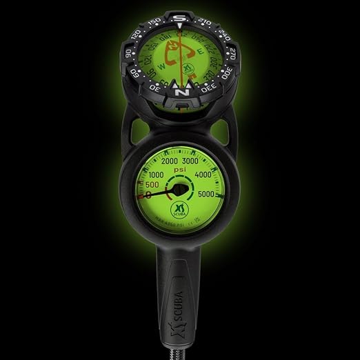 XS Scuba QuikVu Imperial Console - Pressure and Compass