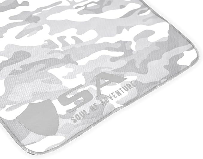 S A Cooling Performance Towel | Wet or Dry Cooling Towel for Outdoor Activities | Ghost Military Camo