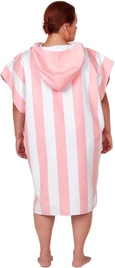 Dock & Bay Adult Poncho - Hooded Towel with Deep Pockets, Changing Robe - Quick Dry - Compact, Lightweight - Includes Bag