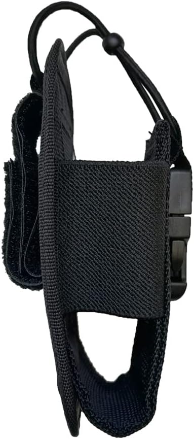 Two Way Radio Universal Tactical Holder Cases for GPS Photo uv-5r/88a/888s/md-390/GA-2S/BF-F8+/H777/UV82HP.Radios Pouch Bag for Two Way walkie talkie Adjustable Storage., Black