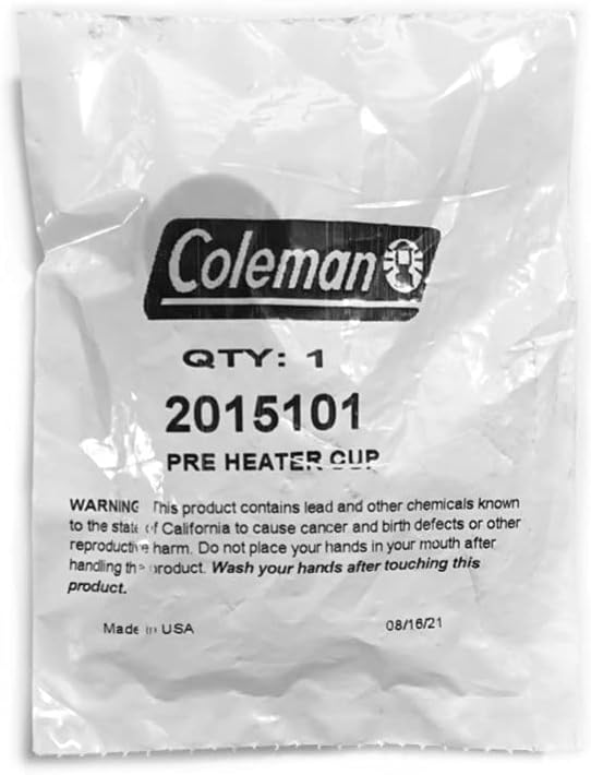 Non Applicable Lantern Pre Heater Cup for Coleman Kerosene Lanterns, Gold