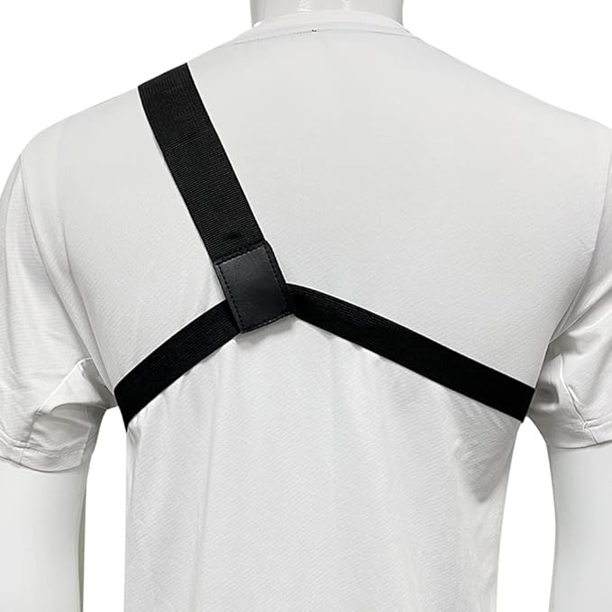 Radio Chest Harness Shoulder Radio Holster Chest Pack Adjustable Single Radio Pouch Two-Way Radio Holster for Motorola Radios and BAOFENG Walkie Talkies etc.