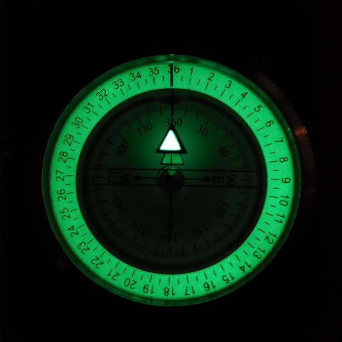 Sighting Navigation Compass with Inclinometer