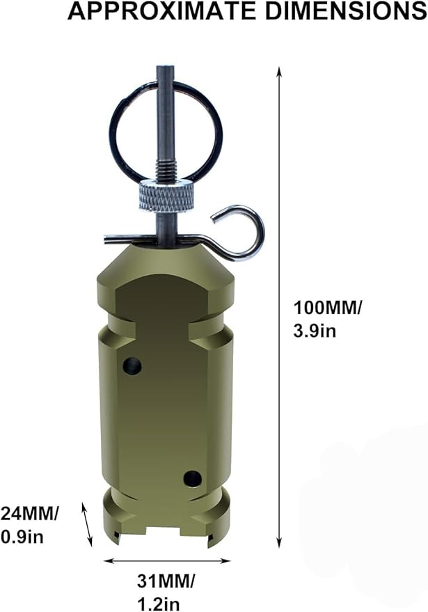 Primeter Trip Alarm, Trip Alarm 12 Gauge Camping Trip Wire Alarm Device, Early Warning Security System for Camping and Property Safety,Camping Safety Trip Alarm