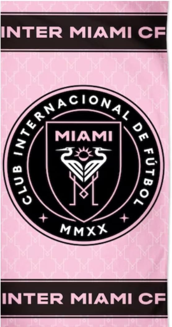Pure Essence - Inter Miami FC Leo Messi Beach Towel 28X58