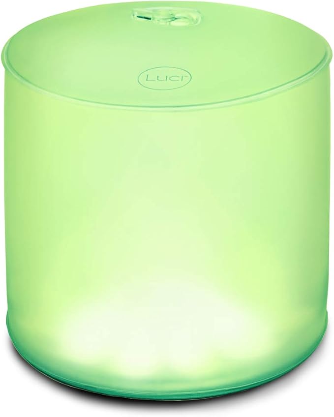MPOWERD Luci Color Essence: Solar Inflatable Lantern with 8 Pastel Color Options, 15 Lumens LEDs, Matte Finish, Lasts Up to 6 hrs, Rechargeable via Solar, Waterproof, Indoor/Outdoor Decorating