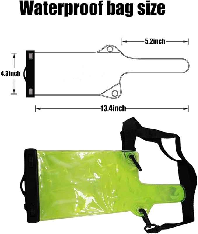 6Pcs Universal Two Way Radio Waterproof Case Bag Portable Walkie Talkie Rainproof Pouch with Adjustable Strap Compatible for Motorola Kenwood Midland UV-3R UV-5R PX-888 Walkie Talkie Radio