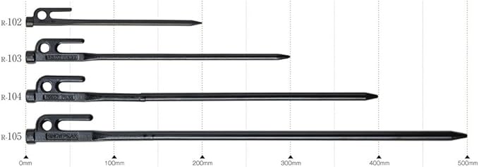 Snowpeak Solid Stakes30 6 Piece R-103-1