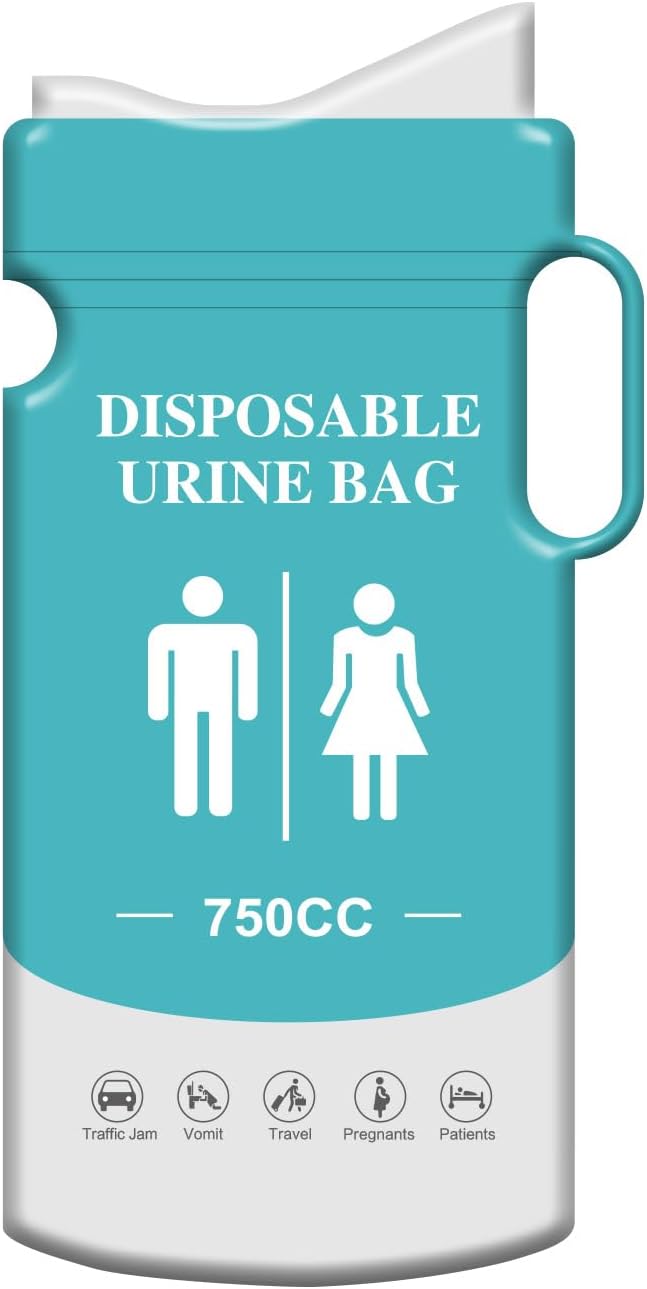 Pee Bags for Travel for Men12pcs Urinal Bags 750ML Disposable Urine Bag
