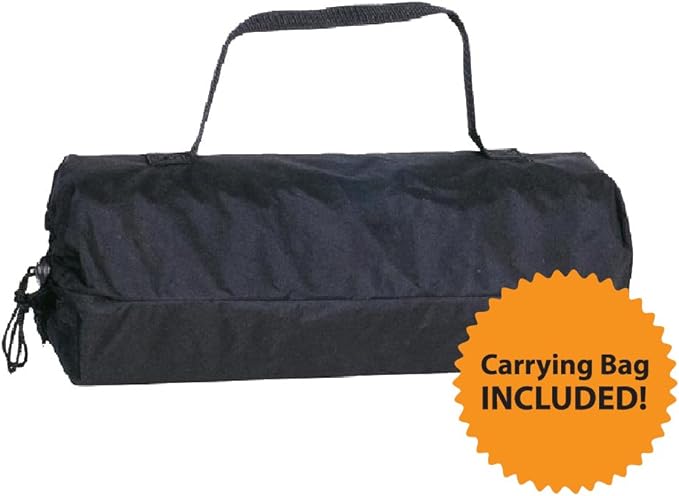 Stylish Camping 159181 9-feet by 18-feet Reversible Mat, Plastic Straw Rug, Large Floor Mat for Outdoors, RV, Patio, Backyard, Picnic, Beach, Polypropylene (PP) , Camping (Black/White)