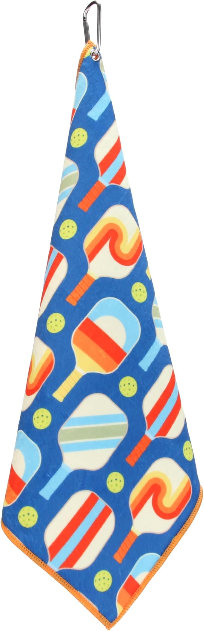Millie Rose Pickleball Towels in Fashionable Prints - Cute 15x17 inch Microfiber & Cotton Athletic Towels with Carabiner Clip - Pickleball Accessories, Pickleball Gifts (Aviator Pickle)