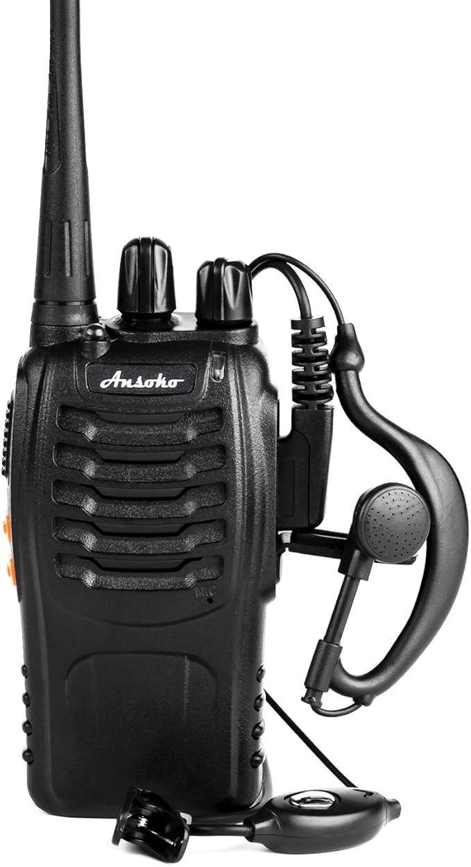 Walkie Talkies for Adults Long Range Rechargeable 2-Way Radio Walkie Talkie with 6-Bank Gang Charger and Spare Batteries (6 Pack)