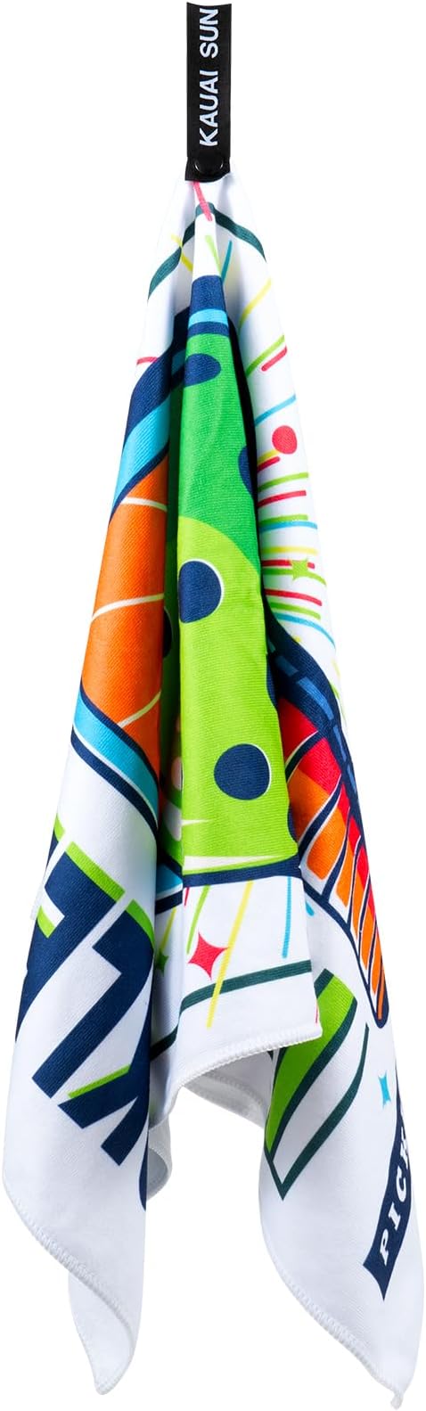 Pickleball Microfiber Cotton Towel, Quick-Dry Sports Towel, 32x16in, White - It’s Always Pickleball Season, Pickle Ball Gifts and Accessories