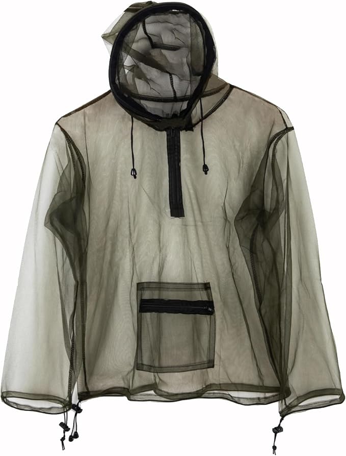 JOYGO FISHAN Mosquito Jacket Bug Jacket Super Light Outdoor Full Protection Clothing Not Cling To Your Skin One Size Fit All