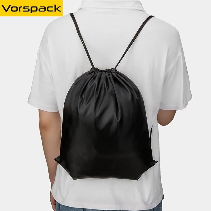 Vorspack Drawstring Backpack 100 Pieces for Party Gym Sport Trip