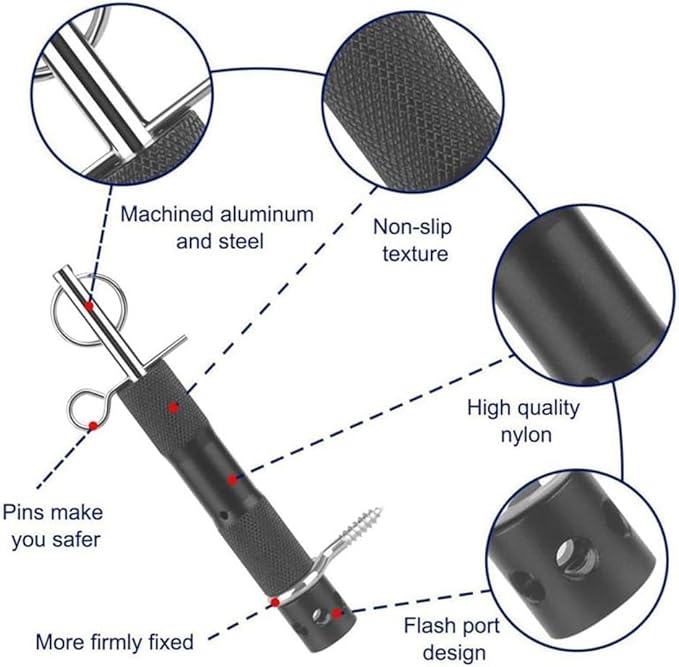 Perimeter Trip Alarm, Camping Trip Wire Alarm Device, Early Warning Security System for Camping and Property Safety, Use 209 Primers Green