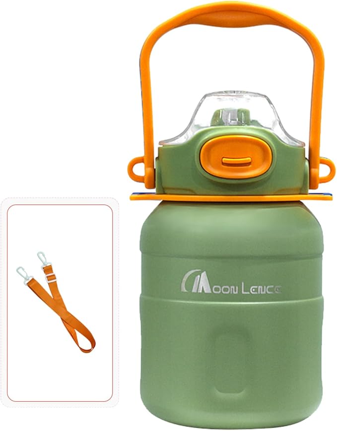 Outdoor Insulated Bottle Large Capacity 316 Stainless Steel Car Camping Picnic Travel Vacuum Bottle 54Oz (Green, 54Oz (1.6L))