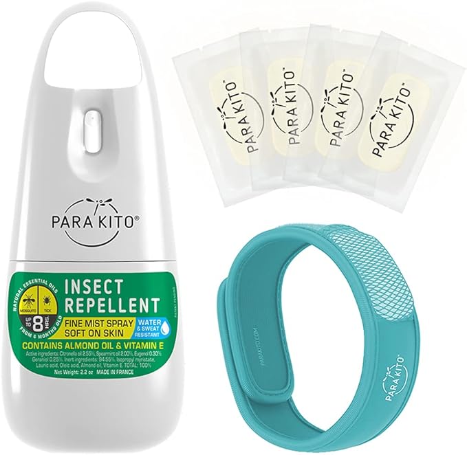 PARA'KITO Bundle | 1 Spray + 1 Wristband | Comes w/ 4 Refills