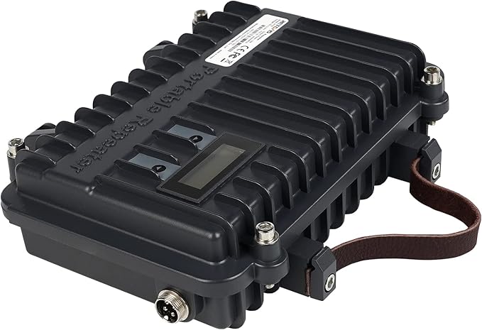 Retevis RT97 GMRS Repeater, Customize Frequency Full Duplex Repeater,16 Channel High Power Portable Radio Repeater for Outdoor and Home Use(1 Pack)