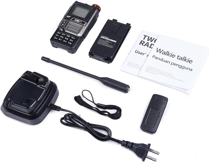 Walkie Talkies Long Range Handheld Full Bands Flashlight, NOAA Weather,Ham Radio,Gifts for Outdoor Hiking, Camping KSUN UV60D