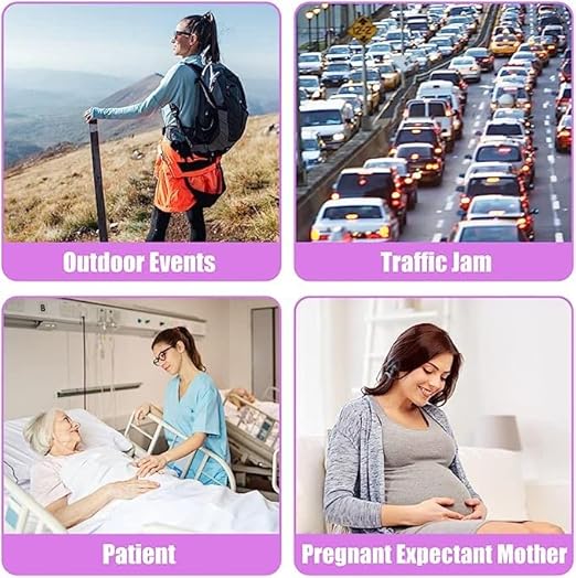 8 PCS Portable Reusable Men's and Women's Outdoor Urinal Funnel, for Camping Trips, Hiking Gear, Traffic jams and queues.