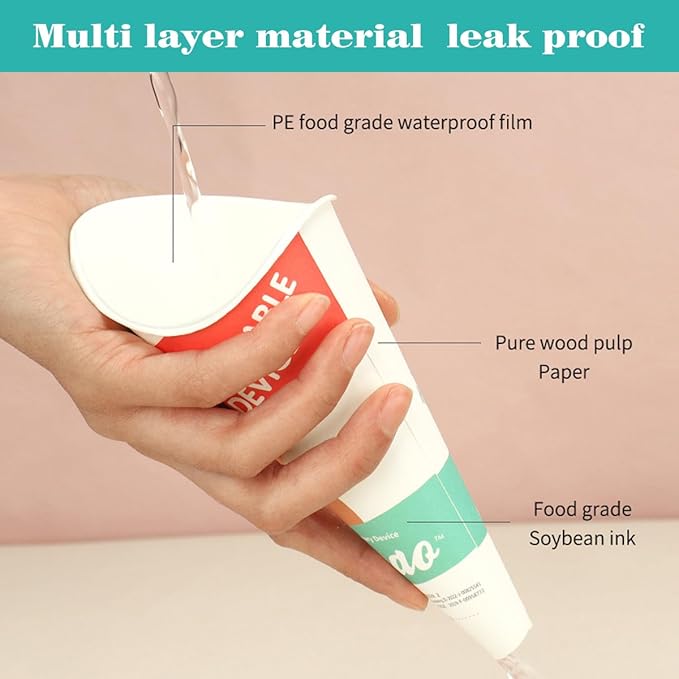 50 pcs Disposable Urinal for Women, Portable Urinal for Women Standing Up to Pee, Paper Female Urination Device for Travel,Camping, Outdoor, Pregnant Women and The Elderly…