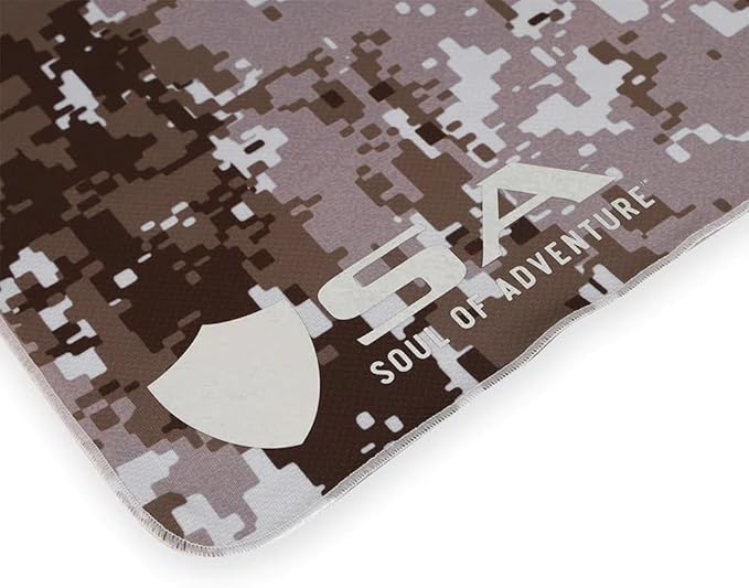 S A Cooling Performance Towel | Wet or Dry Cooling Towel for Outdoor Activities | Desert Digi Camo
