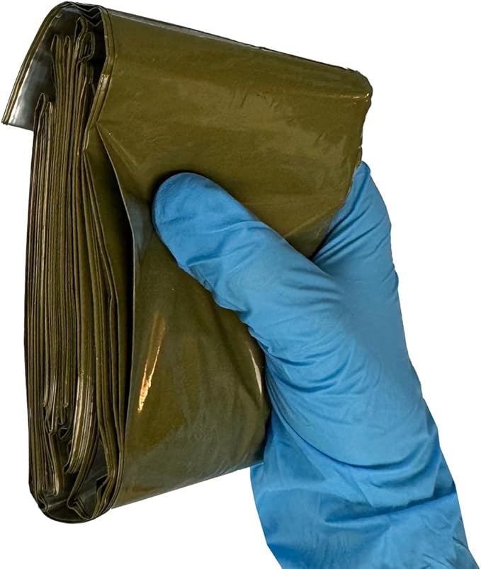 Rescue Essentials Hypothermia Wrap Blanket, Oversized 60" x 96", Mylar/Lightweight Polyethylene Fabric (OD Green)