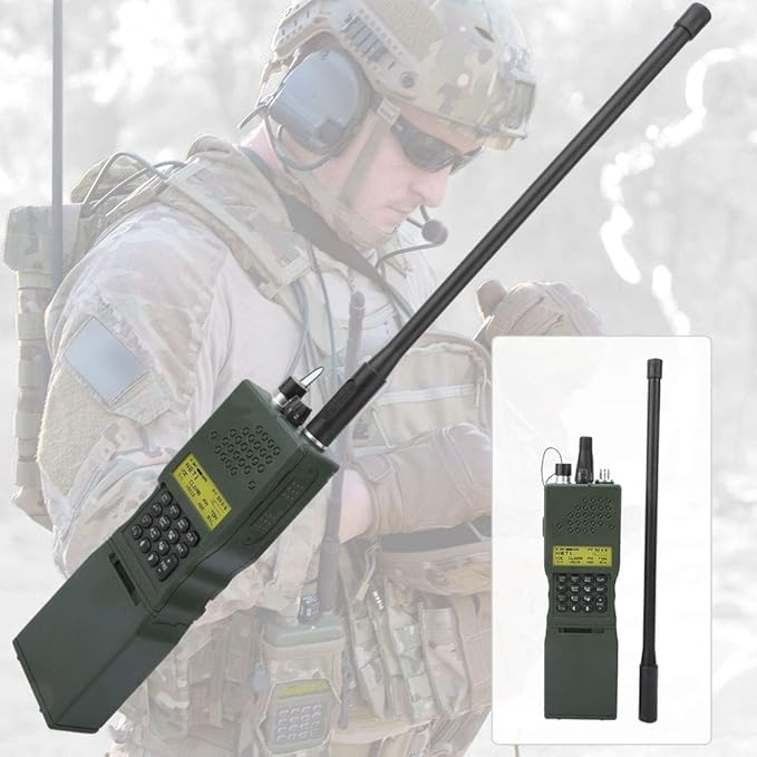 Dummy Radio Case Model, Talkie Model Shell Faux Walkie Scope No Real Function Durable Plastic Removable Headset Connector 2 Way Fitted Inside Cosplay Prop for Home Camping Outdoor Game Green
