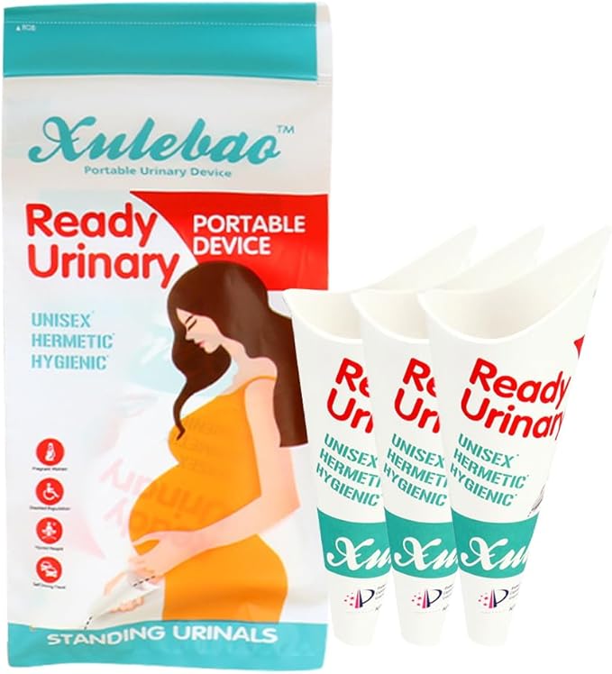 50 pcs Disposable Urinal for Women, Portable Urinal for Women Standing Up to Pee, Paper Female Urination Device for Travel,Camping, Outdoor, Pregnant Women and The Elderly…