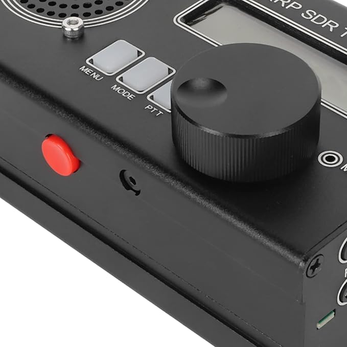 Open Source SDR Transceiver Radio Receiver with 8 Bands, USDX QRP HF, DIY, Built in Lithium Polymer Battery, for Shortwave Radio (US Plug)