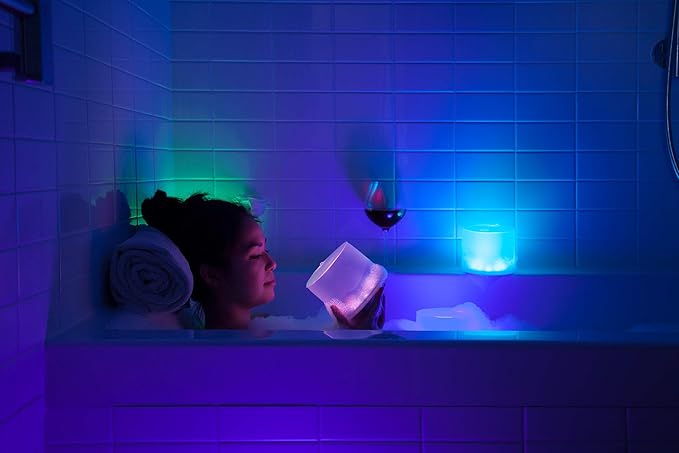 MPOWERD Luci Color Essence: Solar Inflatable Lantern with 8 Pastel Color Options, 15 Lumens LEDs, Matte Finish, Lasts Up to 6 hrs, Rechargeable via Solar, Waterproof, Indoor/Outdoor Decorating