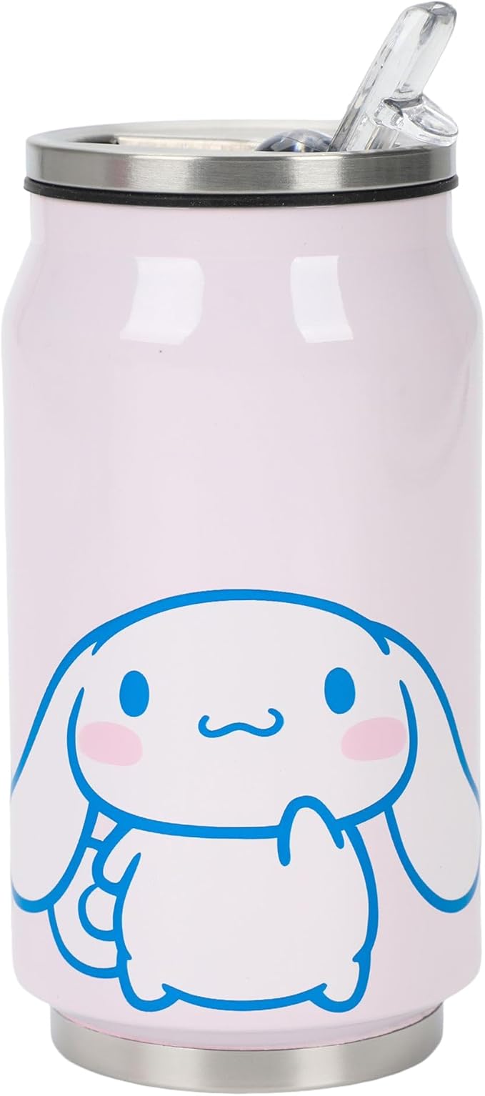 Bioworld Cinnamoroll 10 Oz Stainless Steel Travel Soda Can