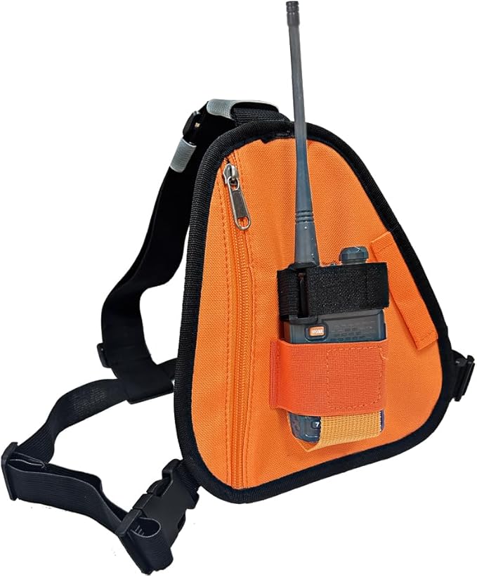 Universal Radio chest harness Tactical Vest Nylon military Vest Walkie Talkie chest rig Pack Pouch Holster for Baofeng Motorola Two Way Radio Bag