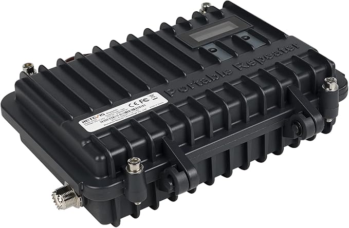 Retevis RT97 GMRS Repeater, Customize Frequency Full Duplex Repeater,16 Channel High Power Portable Radio Repeater for Outdoor and Home Use(1 Pack)
