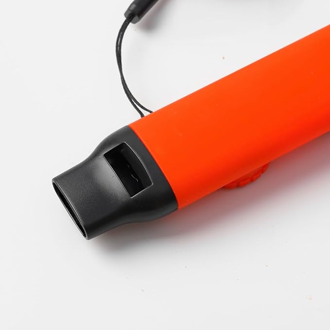Viriber Whistle Emergency Camping Hiking Survival Whistle,Outdoor Multifunctional Tool with Lanyard,Compass,Thermometer,Ideal for Kayaking, Boating,Climbing