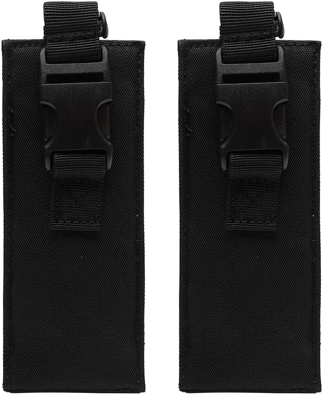 Radio Holder Duty Belt Universal Radio Case Multi-Function Radio Pouch Compatible with Motorola BaoFeng Kenwood Icom HYT Yaesu Walkie Talkie 2Pack
