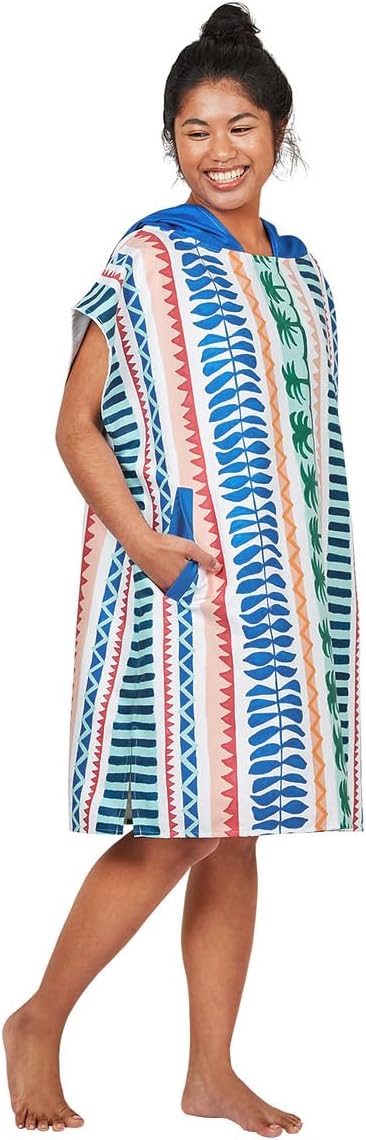 Dock & Bay Adult Poncho - Hooded Towel with Deep Pockets, Changing Robe - Quick Dry - Compact, Lightweight - Includes Bag