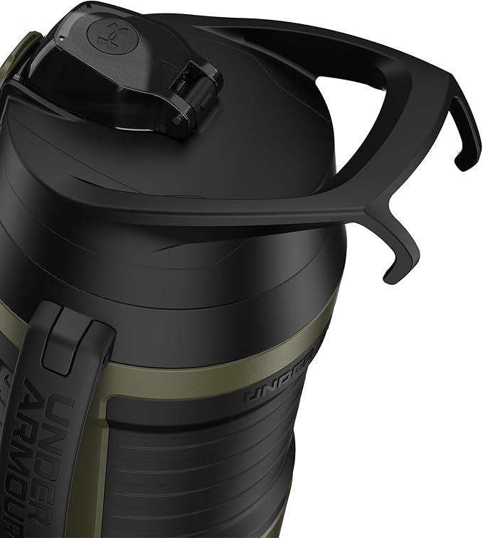 Under Armour Half Gallon Water Bottle Insulated, 64oz Insulated Water Bottle with Handle, Sports Water Jug, Fence Hook, Leak Resistant, for Baseball, Football & More