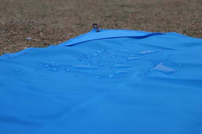 Pocket Blanket, 55”*79” Outdoor Foldable Compact Lightweight Tarp for Concert Festival Travel Backpacking Hiking, Beach Blanket Sandproof, Easily Fit Small Bag, Water Resistant Fast Dry Picnic Mat
